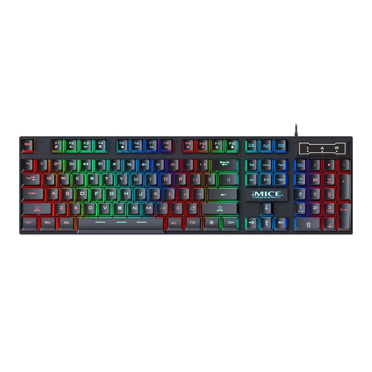 Wired Hovering Illuminated Gaming Keyboard Mouse Headset Set