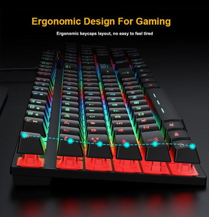 Wired Hovering Illuminated Gaming Keyboard Mouse Headset Set