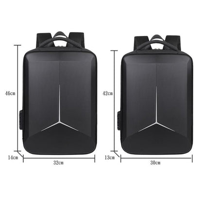 17.3-18 Inch Hard Shell Laptop Backpack with USB+Type-C Charging Ports Unisex Anti-Theft  Business Travel Bag