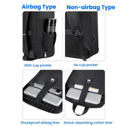 17.3-18 Inch Hard Shell Laptop Backpack with USB+Type-C Charging Ports Unisex Anti-Theft  Business Travel Bag