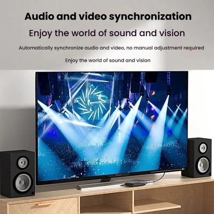 VegGieg V2.0 4K60Hz TV dekoderis Datora monitora projekcijas HDMI video savienojuma kabelis