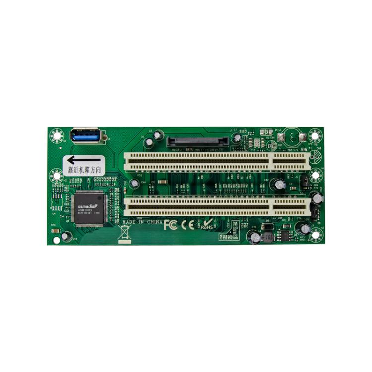 SUNWEIT ST46 PCIe X1 uz 2-PCI kartes slots ASM1083 tilta karte bez diska, Plug and Play