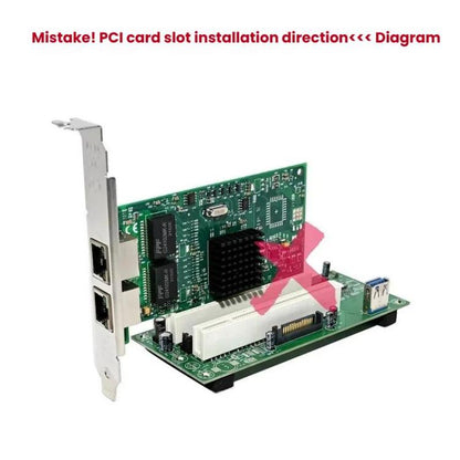 SUNWEIT ST46 PCIe X1 uz 2-PCI kartes slots ASM1083 tilta karte bez diska, Plug and Play