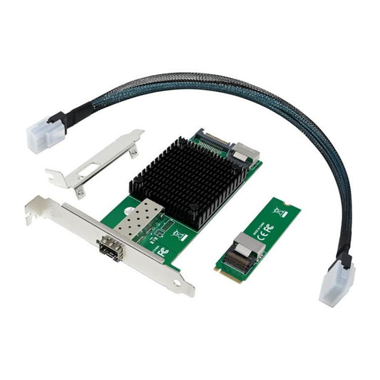 SUNWEIT ST7331 M.2 X520DA1 10GbE viena optiskā / SFP+ servera industriālā tīkla karte