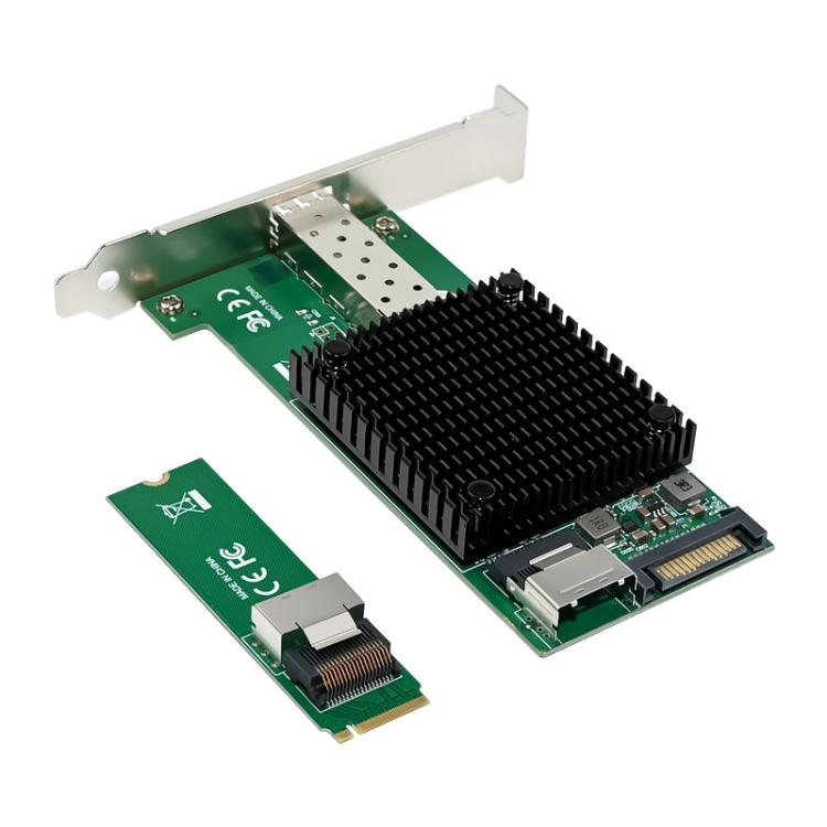 SUNWEIT ST7331 M.2 X520DA1 10GbE viena optiskā / SFP+ servera industriālā tīkla karte