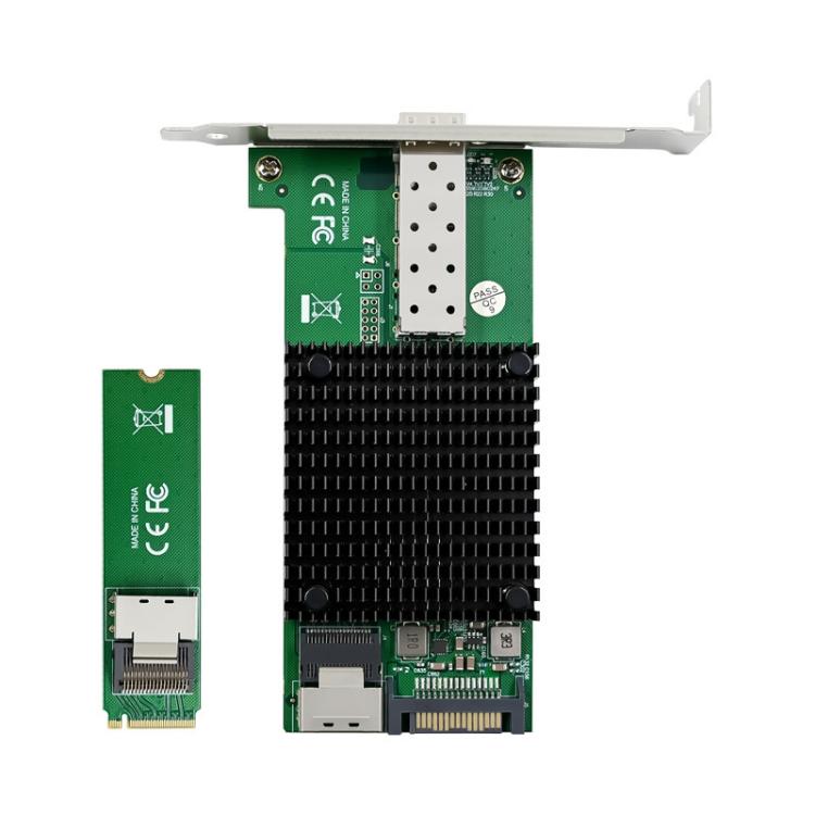 SUNWEIT ST7331 M.2 X520DA1 10GbE viena optiskā / SFP+ servera industriālā tīkla karte