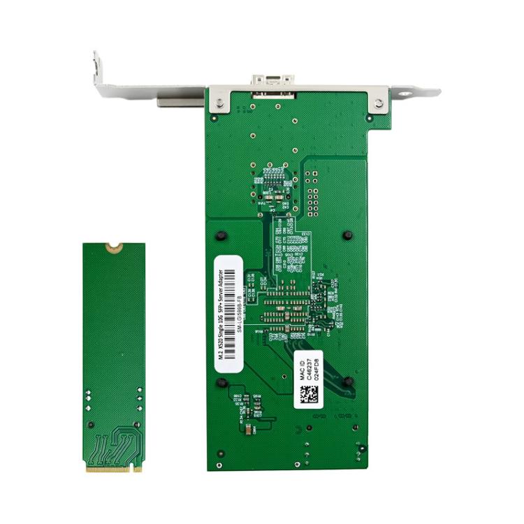 SUNWEIT ST7331 M.2 X520DA1 10GbE viena optiskā / SFP+ servera industriālā tīkla karte