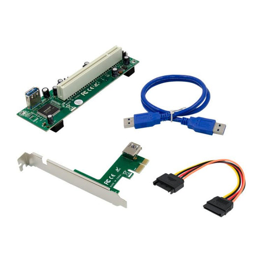 SUNWEIT ST45 PCIe X1 uz 1-PCI slota ASM1083 tilta karte