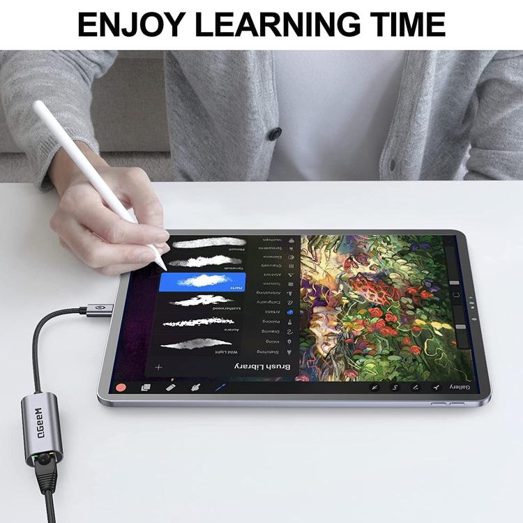 LAN-конвертер, гигабитный Ethernet-адаптер для ноутбука, ПК, смартфона, Plug &amp; Play, длина кабеля 15 см