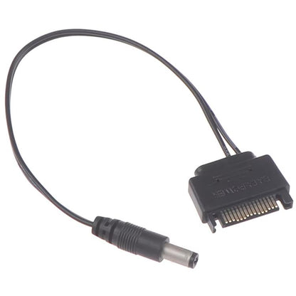 SATA vīriešu un 5,5 x 2,1 mm līdzstrāvas savienojuma kabelis 12 V barošanas kabelis