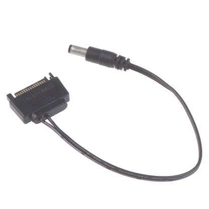 SATA vīriešu un 5,5 x 2,1 mm līdzstrāvas savienojuma kabelis 12 V barošanas kabelis