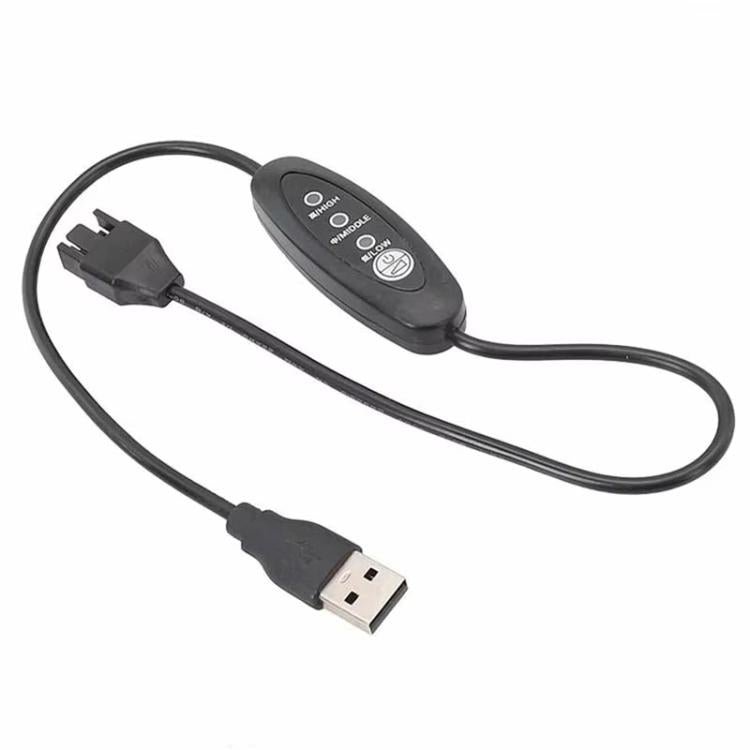 Кабель USB-Small 4-контактный с регулируемой скоростью для подключения вентилятора корпуса USB-12 В