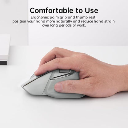 Rapoo bezvadu trīskāršā režīma peles ergonomiska galda datora klēpjdatora biznesa biroja pele