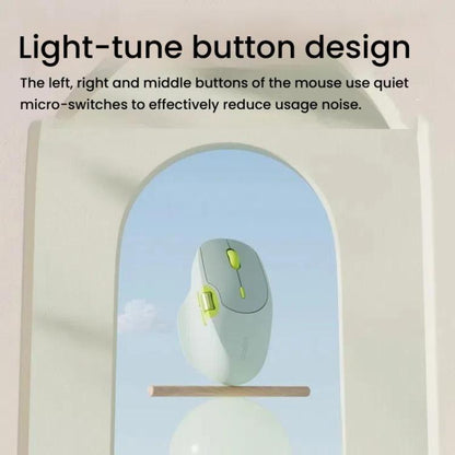 Rapoo MT560 3 režīmu bezvadu Bluetooth pele, ergonomiska galda un klēpjdatora pele