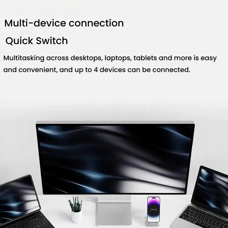 Беспроводная клавиатура Rapoo E9050L с тремя режимами Bluetooth. Бесшумная клавиатура для ноутбука.