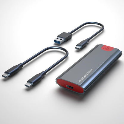 Корпус для твердотельного накопителя M.2 NVMe/SATA, внешний корпус USB-C 10 Гбит/с, поддерживает до 2 ТБ