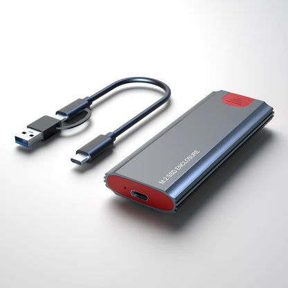 Корпус для твердотельного накопителя M.2 NVMe/SATA, внешний корпус USB-C 10 Гбит/с, поддерживает до 2 ТБ