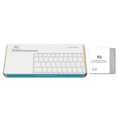 Офисный компьютер-ноутбук Rii K12+ с бесшумной беспроводной мини-клавиатурой 2,4 ГГц
