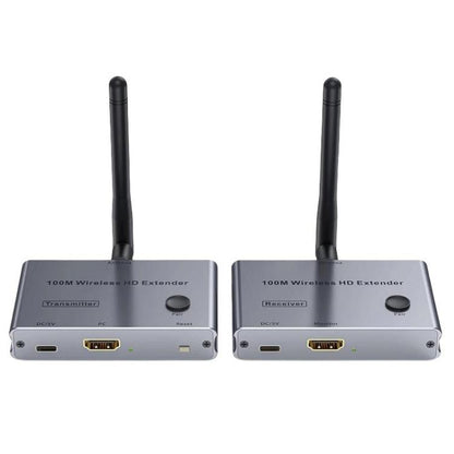 2 vienā 4K 30Hz bezvadu HDMI paplašinātājs 100m punkta-punkta HD video raidītājs, raidītājs+uztvērējs