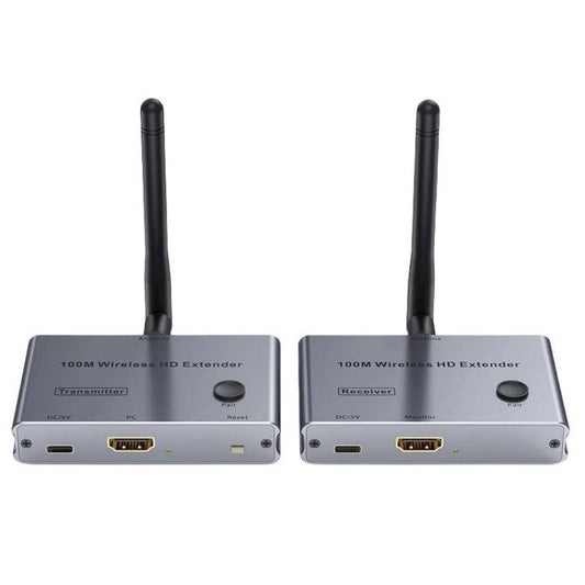 2 vienā 4K 30Hz bezvadu HDMI paplašinātājs 100m punkta-punkta HD video raidītājs, raidītājs+uztvērējs