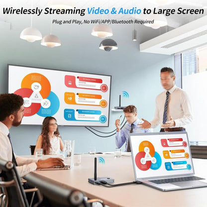 2 vienā 4K 30Hz bezvadu HDMI paplašinātājs 100m punkta-punkta HD video raidītājs, raidītājs+uztvērējs