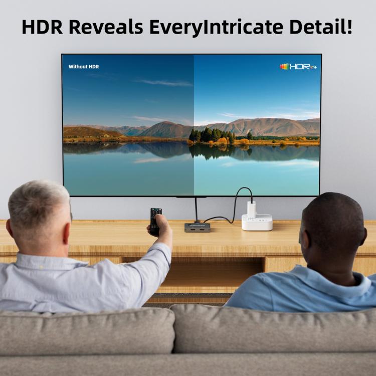 DisplayPort slēdzis 8K 30Hz HD sadalītājs datora ekrānam