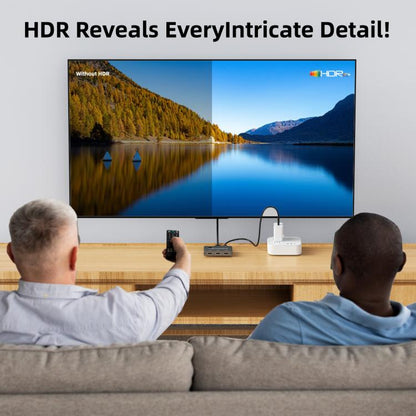 3 ieejas un 1 izejas HDMI slēdzis 8K 60Hz / 4K 120Hz datora HD konvertēšanai