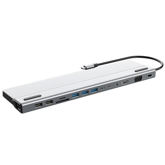 14 In 1  Type-C Docking Station USB HUB Multi Port Hub Laptop Converter