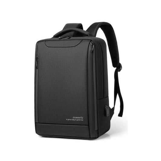 OUMANTU 2106-1 Lightweight Business Laptop Backpack Large Capacity USB Charging Daypack For Work, Travel, Gym