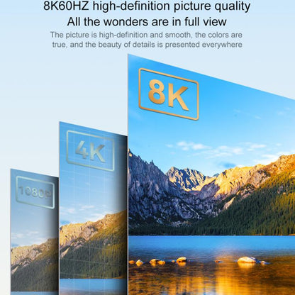 Кабель-переходник DP-HDMI 8K 60 Гц HD для подключения телевизора к компьютеру и проекционного монитора