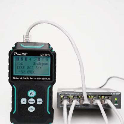 ProsKit MT-7076 LCD для тестирования кабелей с защитой от помех