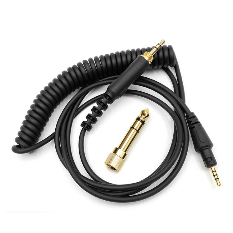 1,2 m austiņu atsperes audio kabelis, paredzēts Pioneer HDJ-CUE1 / HDJ-X7 / HDJ-S7 / HDJ-X5 / HDJ-S7
