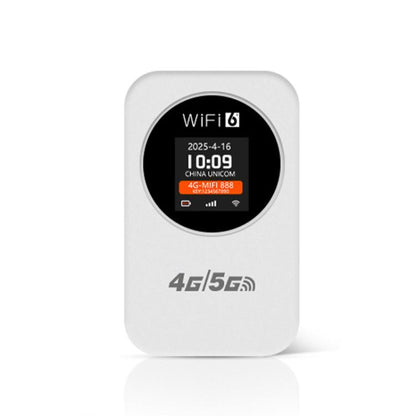 Портативный мобильный роутер 4G/5G WiFi, скорость 300 Мбит/с, с дисплеем времени, встроенный аккумулятор 3000 мАч