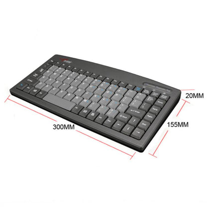 Little Kangaroo DS-9827 88 Key Wired Keyboard With Magnetic Ring Laptop Industrial Office Keyboard