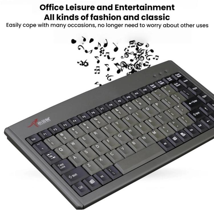 Little Kangaroo DS-3000 88 Key Wired Keyboard With Magnetic Ring Laptop Industrial Office Keyboard