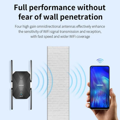 COMFAST CF-XR181 WiFi 6 двухдиапазонный беспроводной усилитель сигнала 1500 Мбит/с гигабитный беспроводной повторитель