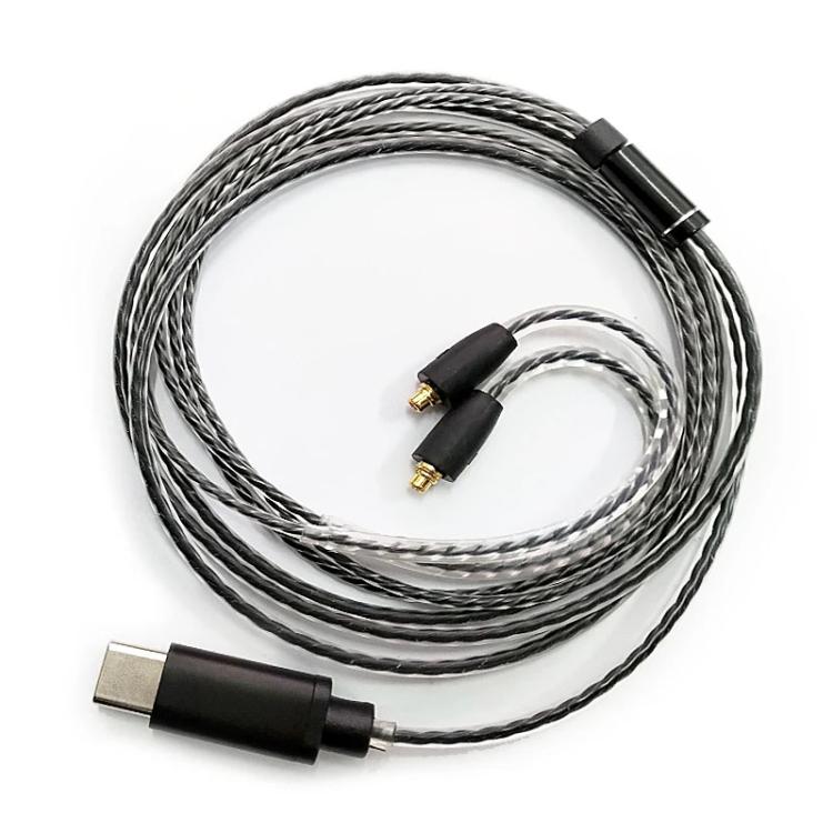 Кабель для наушников Type-C - MMCX длиной 1,2 м для Shure SE215 / SE315 / SE425 / SE535 / SE846