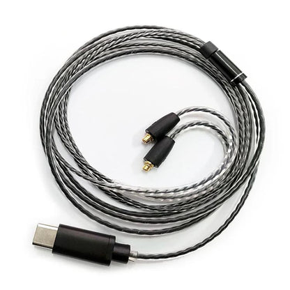 Кабель для наушников Type-C - MMCX длиной 1,2 м для Shure SE215 / SE315 / SE425 / SE535 / SE846