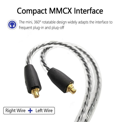 Кабель для наушников Type-C - MMCX длиной 1,2 м для Shure SE215 / SE315 / SE425 / SE535 / SE846