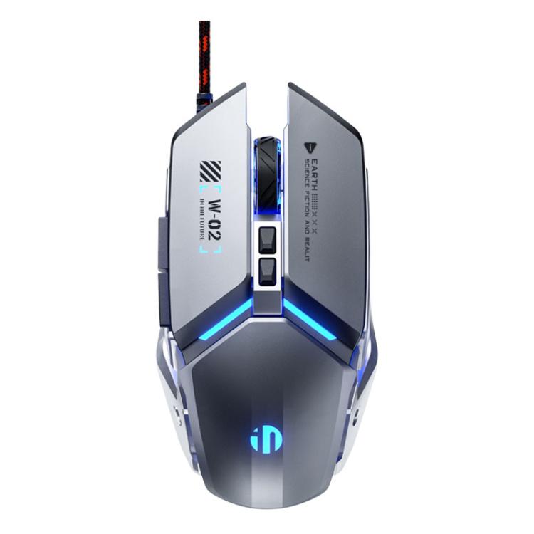 Inphic W-02 USB Wired Mouse Gaming Macro-Programmable Illuminated Computer Mice