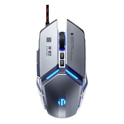 Inphic W-02 USB Wired Mouse Gaming Macro-Programmable Illuminated Computer Mice