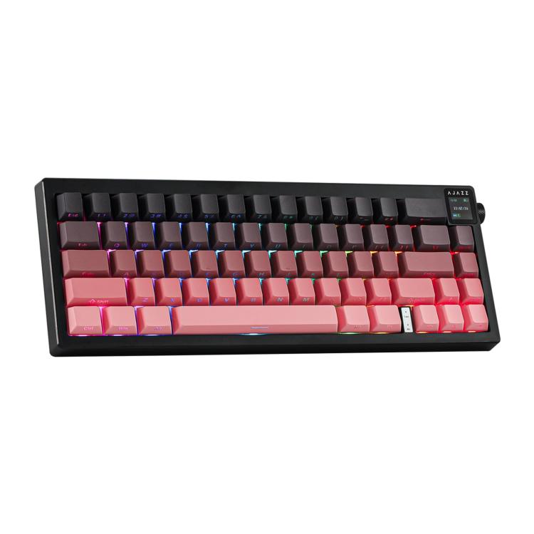 Ajazz AK650 Tri-mode Wireless Mechanical Keyboard With Screen Knob RGB Light