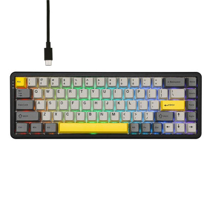 Ajazz AK680 MAX Magnetic Shaft Mechanical Wired Keyboard With RGB Light