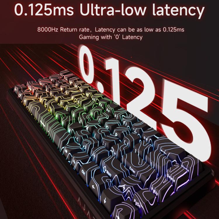 Ajazz AK680 MAX Magnetic Shaft Mechanical Wired Keyboard With RGB Light
