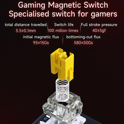 Ajazz AK680 MAX Magnetic Shaft Mechanical Wired Keyboard With RGB Light