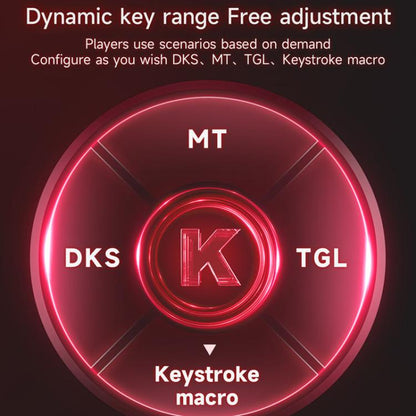 Ajazz AK680 MAX Magnetic Shaft Mechanical Wired Keyboard With RGB Light