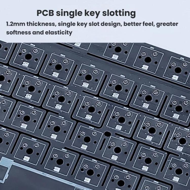 Ajazz AK820 MAX Hot-swappable Gasket 75 Mechanical Keyboard With RGB Light