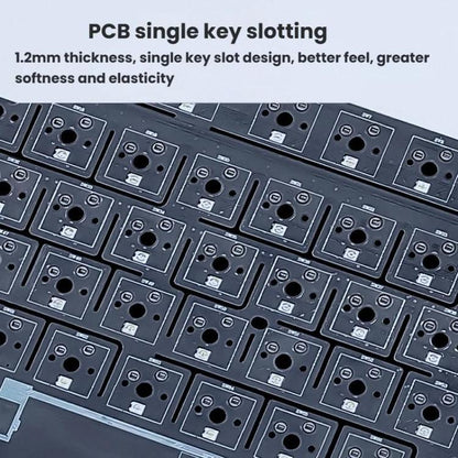 Ajazz AK820 MAX Hot-swappable Gasket 75 Mechanical Keyboard With RGB Light