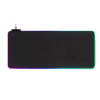 Micro-USB LED Glowing Mouse Keyboard Pad RGB Colorful Lights Locked Edge Thickened Mouse Desk Pad