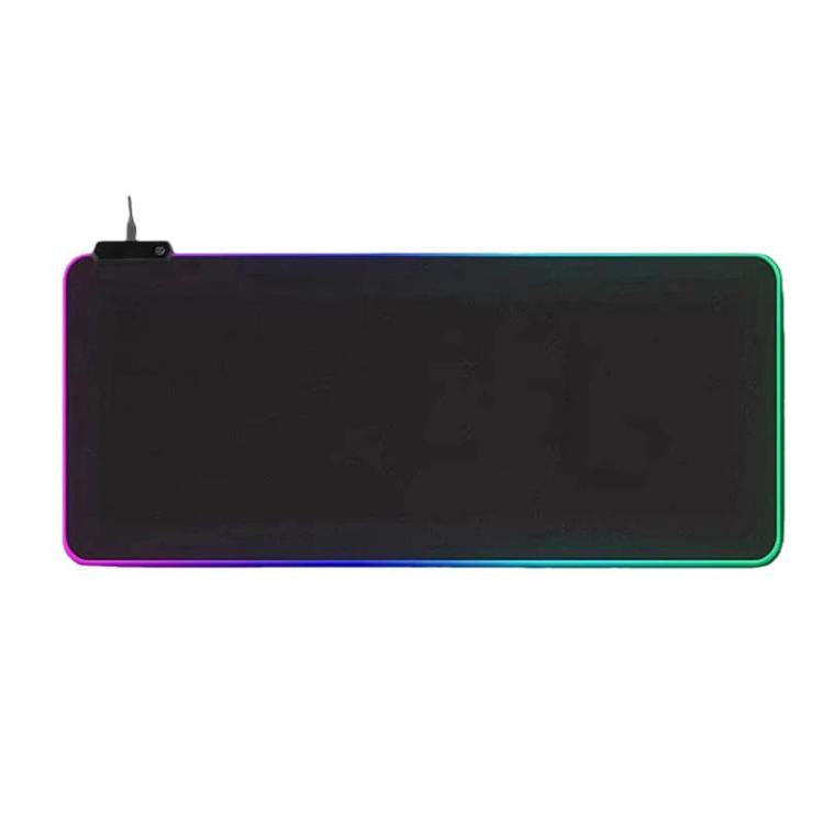 Micro-USB LED Glowing Mouse Keyboard Pad RGB Colorful Lights Locked Edge Thickened Mouse Desk Pad